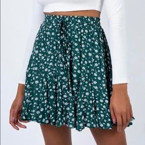 Princess polly green skirt